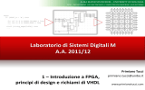 1 – Introduzione a FPGA, principi di design e richiami di VHDL