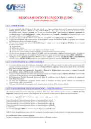 regolamento tecnico di judo