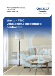 Wavin - VMC Ventilazione meccanica controllata