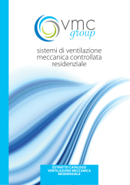 sistemi di ventilazione meccanica controllata residenziale