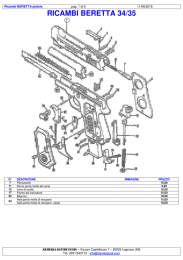 ricambi beretta 34/35 - armeria davide guidi
