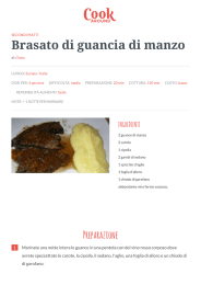 Ricetta Brasato di guancia di manzo