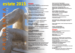 programma completo manifestazioni