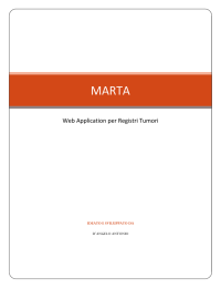 Web Application per Registri Tumori