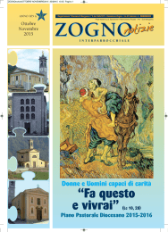 “Fa questo e vivrai” (Lc 10, 28)