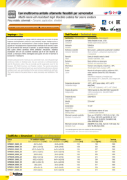 Cavi multinorma antiolio altamente flessibili per