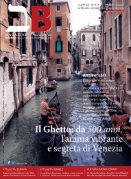 Il Ghetto: da 500 anni, l`anima vibrante e segreta di Venezia