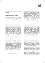 la crisi del debito sovrano in europa
