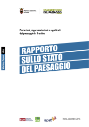 rapporto sullo stato del paesaggio