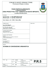 PR5 schema convenzione - Provincia di Pesaro e Urbino