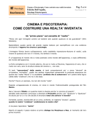 Cinema e Psicoterapia - HT: Psicologia per psicologi