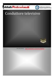 Conduttore televisivo - Istituti Professionali