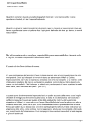 Con lo sguardo sul Padre