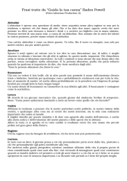 Frasi tratte da “Guida la tua canoa” Baden Powell