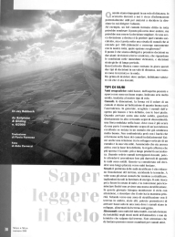 Leggere il cielo - AeroClub Valle d`Aosta