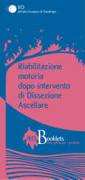 Riabilitazione motoria dopo dissezione ascellare