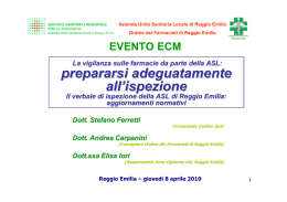 prepararsi adeguatamente all`ispezione