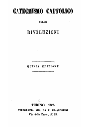 Don Bosco - Catechismo cattolico sulle rivoluzioni-i