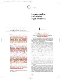 Le parrocchie cattoliche e gli ortodossi - Edizioni Dehoniane