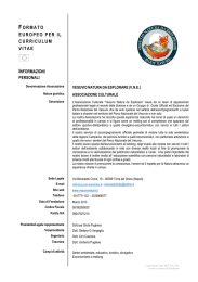 curriculum vitae Vesuvio Natura da Esplorare