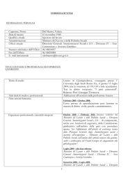 1 Cognome, Nome Del Mastro, Valeria Data di nascita 10 novembre