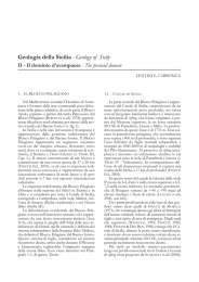 Geologia della Sicilia - Geology of Sicily