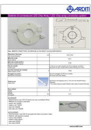 Sistema di connessione LED Chip Array / LED Chip array