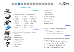 ESERCIZI