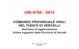 UNI 9795 - 2013 - Ordine degli Ingegneri della Provincia di Vercelli