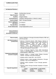 curriculum vitae - Home page Ospedale