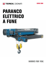 PARANCO ELETTRICO A FUNE - Donati Sollevamenti Srl