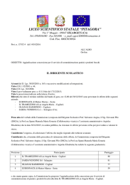 Aggiudicazione servizio somministrazione panini e prodotti freschi