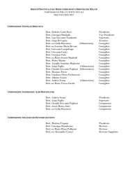 Composizione Organi Istituzionali OMCeOMI