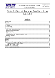 Carta dei Servizi IAS - Scura Autolinee