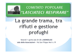 La grande trama, tra rifiuti e gestione Geki