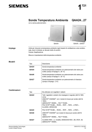 1721 Sonde Temperatura Ambiente QAA24...27