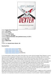 Doppio Dexter (Dexter #6) - Global Love-ins