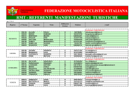 rmt - referenti manifestazioni turistiche