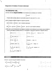 f integrazione immediata di funzioni elementari