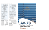 AV-70 e AV-710, la protezione compatta a lamelle