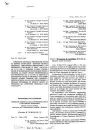 MINISTERO DELL`INTERNO Circolare N. 20 MI.SA