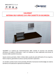 SISTEMA SELF-SERVICE 24 h PE VALIOMAT SERVICE 24 h PER