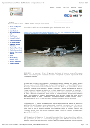 Il portale dell`Aeronautica Militare - Staffetta elicottero
