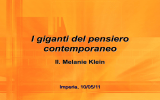 I giganti del pensiero contemporaneo II: Melanie Klein