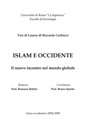 islam e occidente - Riccardo Corbucci