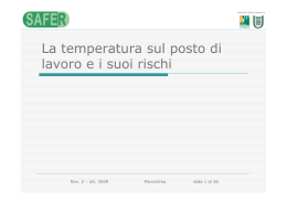 Microclima - Corsi RLS Roma