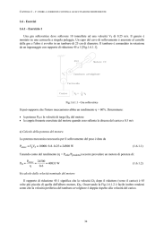 1.6 - Esercizi 1.6.1 - Esercizio 1 Una gru sollevatrice deve sollevare