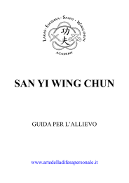 SAN YI WING CHUN - Wing Chun Arte Difesa Personale Home Page