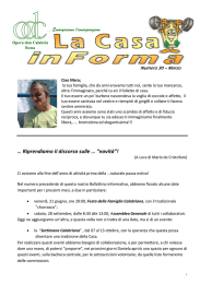 … Riprendiamo il discorso sulle … “novità”!
