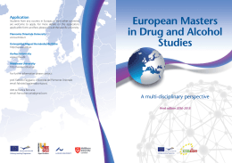 European Masters in Drug and Alcohol Studies